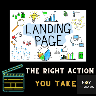 landing page tell who you are 
